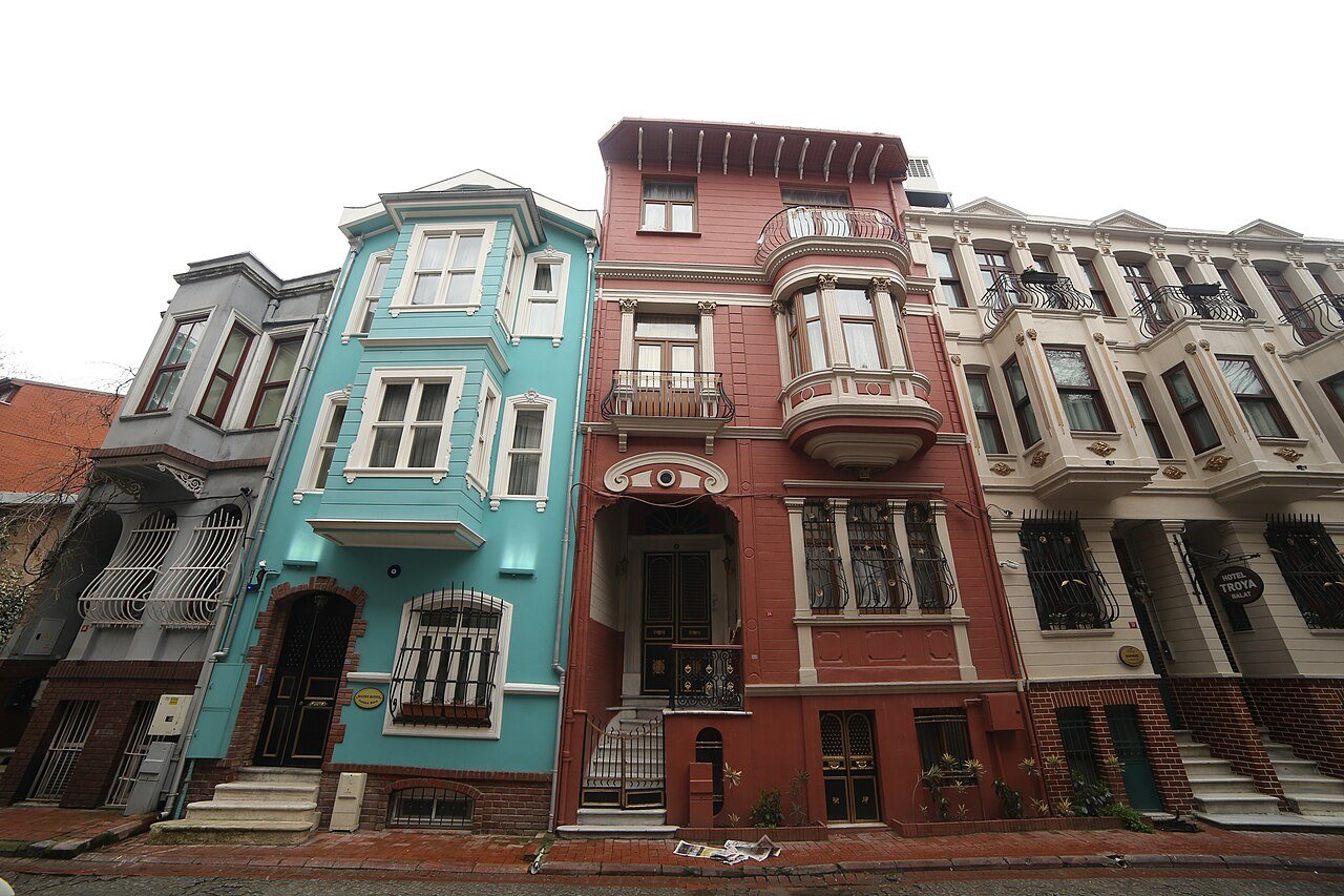 Wooden houses near the Greek Orthodox Ecumenical Patriarchate, Balat, Istanbul