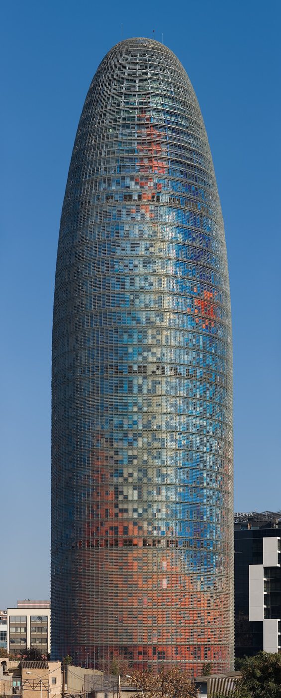 Torre Agbar - Barcelona, Spain - Jan 2007