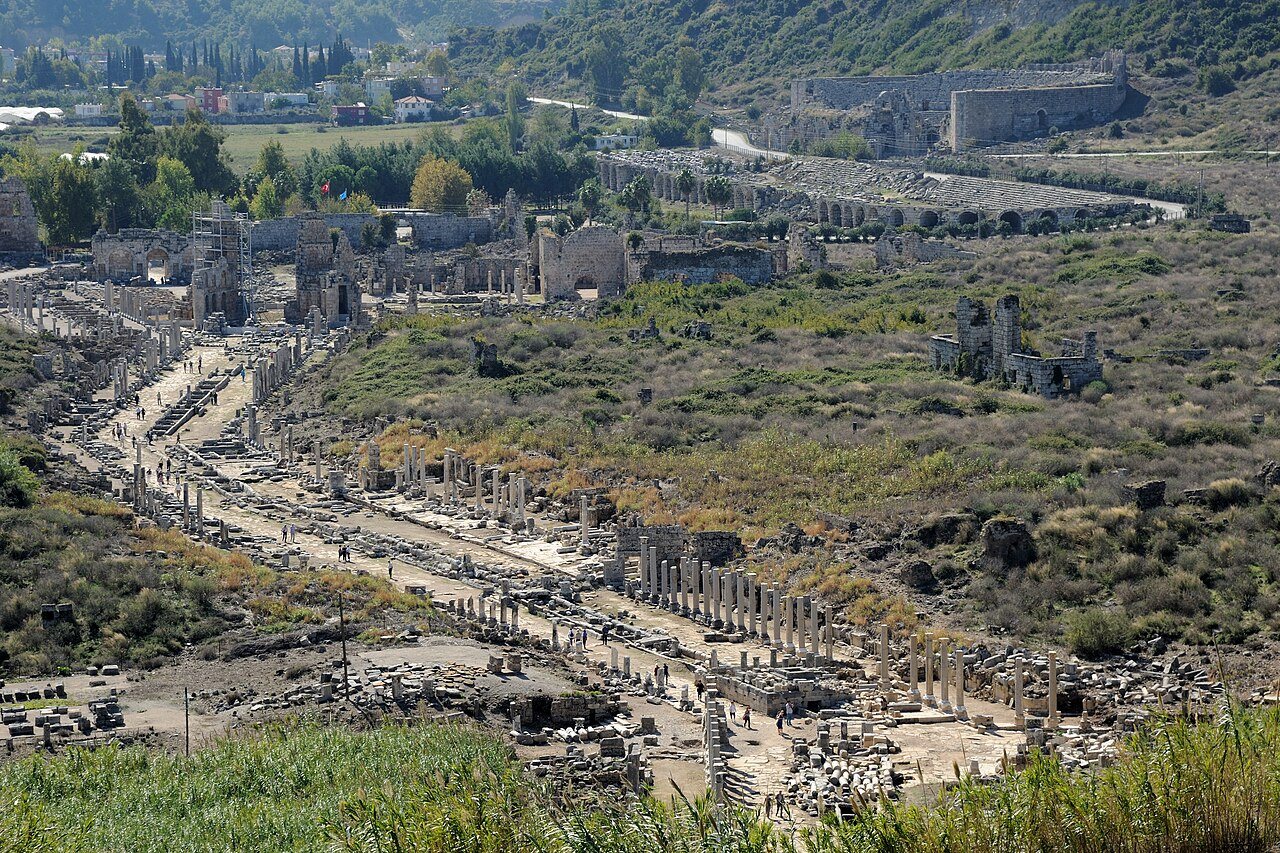 Perge city overview