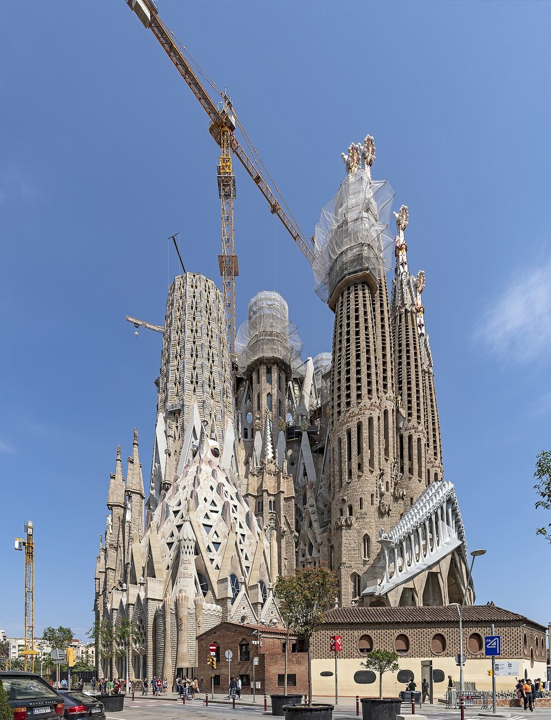 Barcelona - Exterior of the Apse of the Sagrada Família - Western exposure