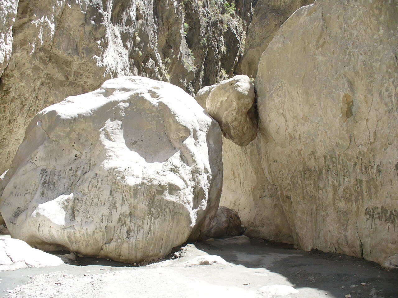 Saklikent gorge rock