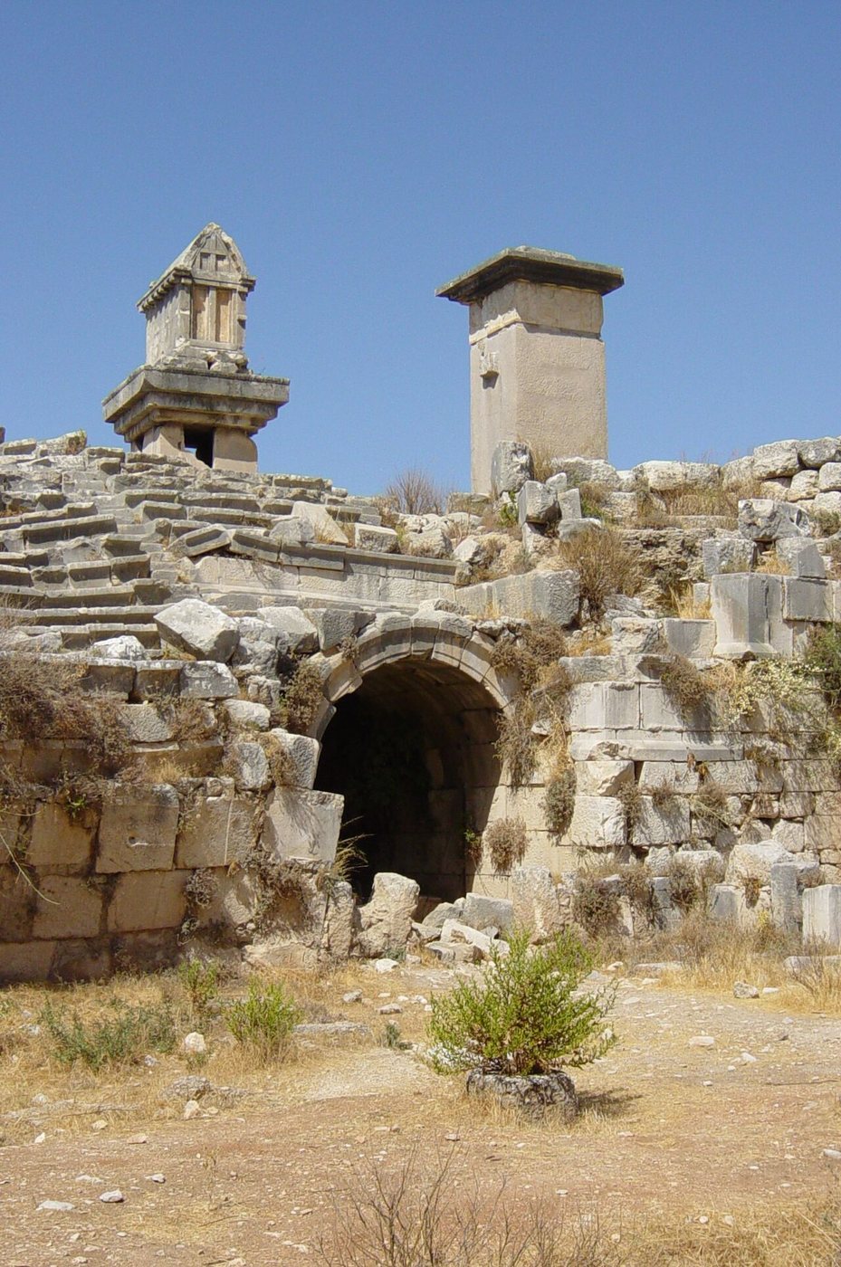 Entrance into theatre of Xanthos
